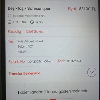 Biletalsat.com Beşiktaş Samsun Spor