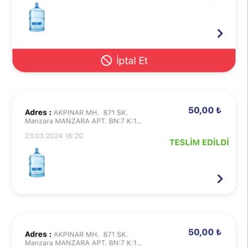 Erikli Su'nun Geciken Siparişi Ve İletişim Sorunları