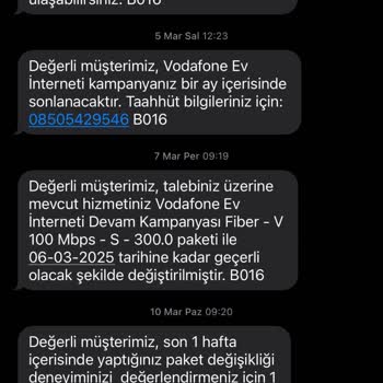 Vodafone Evde İnternet Fibere Geçirmeden Fiber Ücreti Alıyorlar