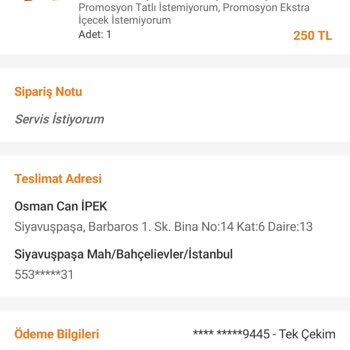 Popeyes Trendyol Para İadesi Yapmıyor