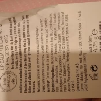 Gratis'ten Aldığım Kanser Kokan Lip Balm