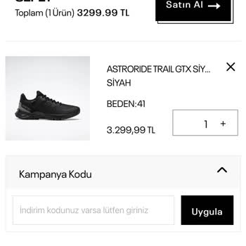 Reebok Yeni Üyeye %20 İndirim Yalanı