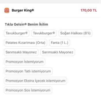 Tıkla Gelsin Yiyecekler Bozulmuş Eksik Soslar Geldi! Mağdurum!
