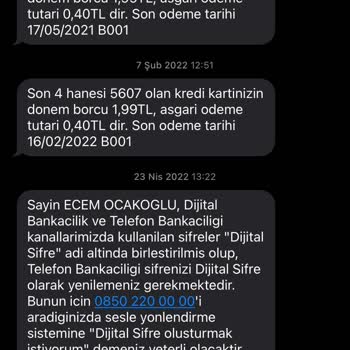 Ziraat Bankası Kullanılmayan Ve Borcu Olmayan Kredi Kartı Hakkında