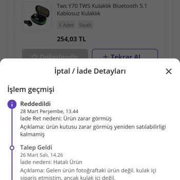 N11.com Ürün Şikayeti