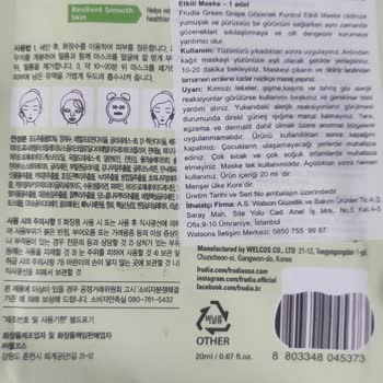 Watsons Frudia Maske Bozuk Çıktı