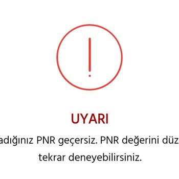 Acil! Obilet PNR Geçersiz