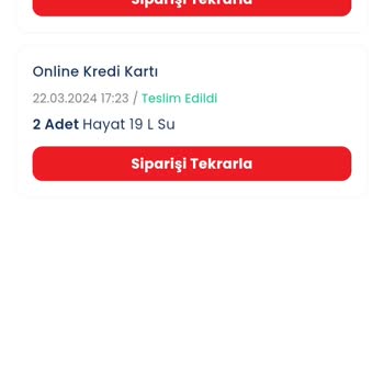 Hayat Su Sipariş Karmaşası Ve İade Sorunu