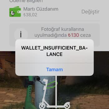 Martı Para Sorunu Yaşadım