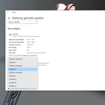 İzoly Monitör 60 Hz'den 165 Hz Çıkmıyor