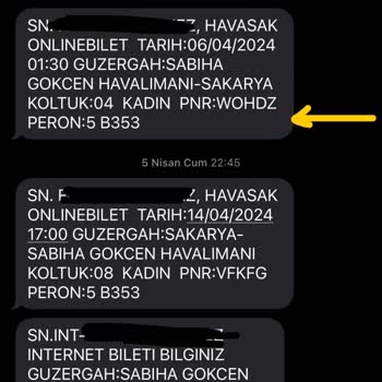 Havasak Aldığım Koltuk Numarasını Değiştiriyor