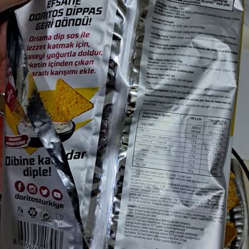 Doritos Dippas Baharat Karışımı Yoktu
