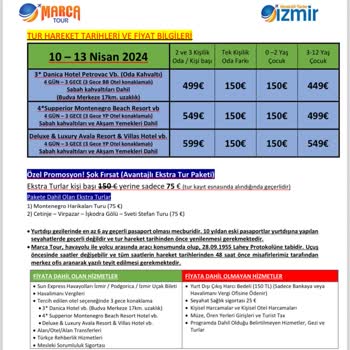 Marca Tour Ekstra Tur Ücreti Alınıp Program Uygulanmadı Ücret İadesi Yapılmadı!