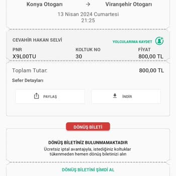 Zümrüt Turizm Otobüs Firması Yolcu Mağduriyeti