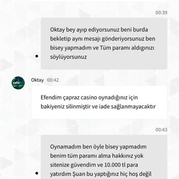 Sahabet Nakit Param Dahil Paramı Vermiyor