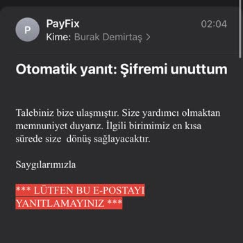 Payfix Hesabım Bloke Oldu