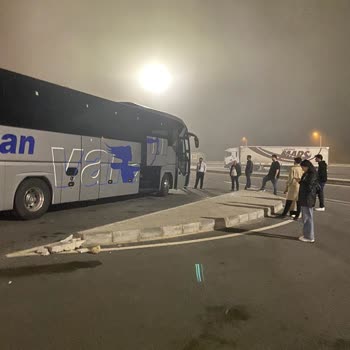 Varan Turizm Araç Arıza Yaptı