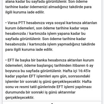 PTT Bank Ödenecek Kayıt Bulunamadı!