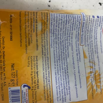 Dr. Oetker Tiramisu Yap Bozuk