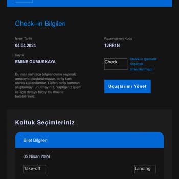 Ajet Firmasından İzmir Aktarmalı Rize Uçağımla İlgili Şikayetim