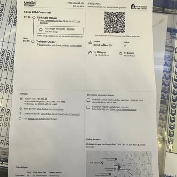 Kamil Koç Biletimin Tarihini İznim Olmadan Değiştirdiler.