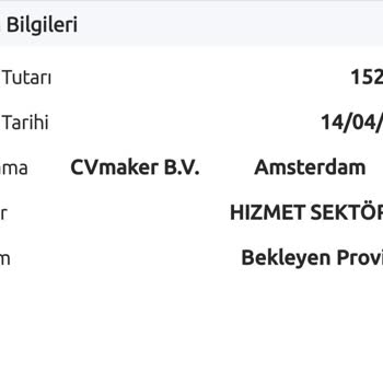 Cvmaker.com.tr Bilgim Olmadan Alınan Ücret İşlemi İptali