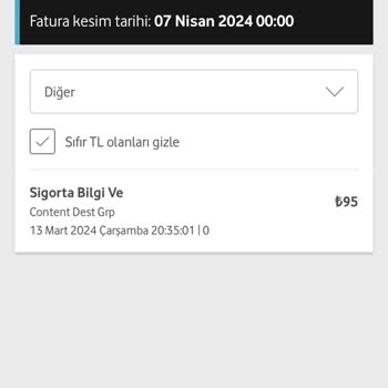 Vodafone Mobil Ödeme Adı Altında Para Çekiyor