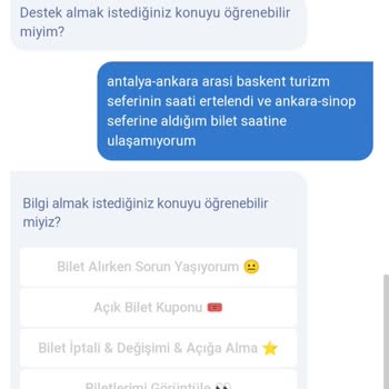 Obilet Sefer Saati Değişikliği Mağduriyeti