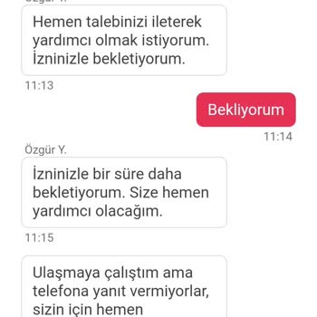Yemeksepeti Eksik Teslimat Ve İlgisiz Müşteri Hizmetleri!