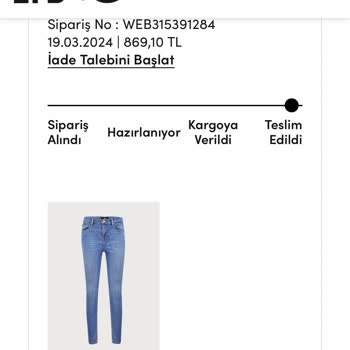 LTB Defolu Ürünün Sorumluluğunu Almıyor