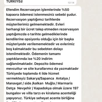 TÜRSAB Sapanca Bungalov Hayal Kırıklığı