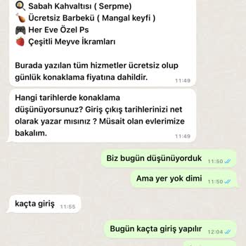 TÜRSAB Sapanca Bungalov Hayal Kırıklığı