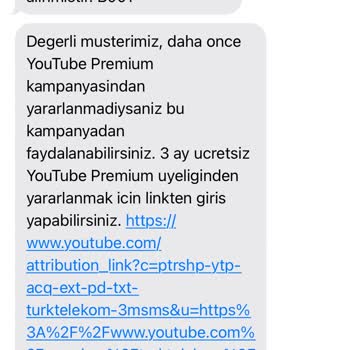 Türk Telekom's YouTube Premium Free Trial Scam
