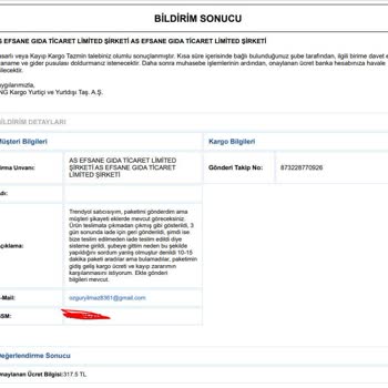 MNG Kargo Merhaba Kasım Ayında Sonuçlanan İade Ücretim Hala Ödenmedi,