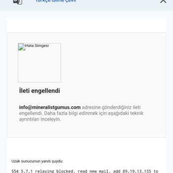 Mineralist Gümüş İade Kabul Edilmemesi