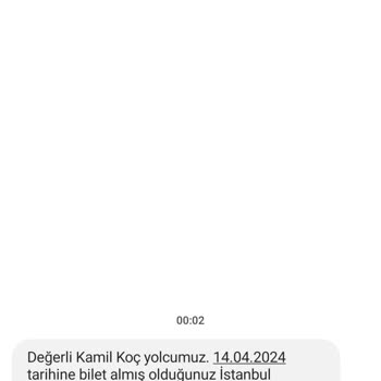 Kamil Koç 3 Saat Rötar Yapan İstanbul-Ankara Otobüsü