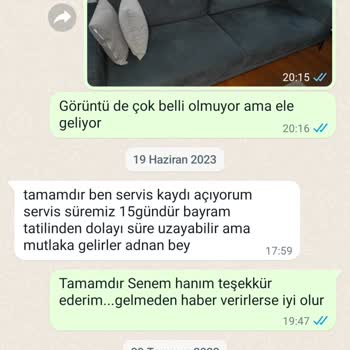 Konfor Mobilya Koltuk Kumaş Değişecek Dendi... 1 Yıldır Bekliyorum