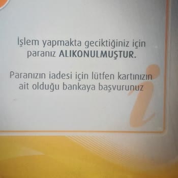 Ziraat Bankası Paramı Geri İstiyorum