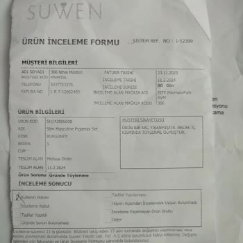 Suwen Kalitesiz Ürünlerinin Arkasında Durmuyor