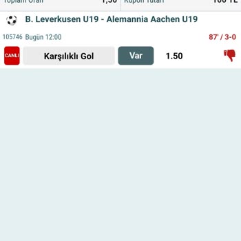 Nesine Yanıltıcı Skor Durumu