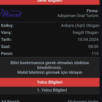 Obilet Yanlış Peron Numarası