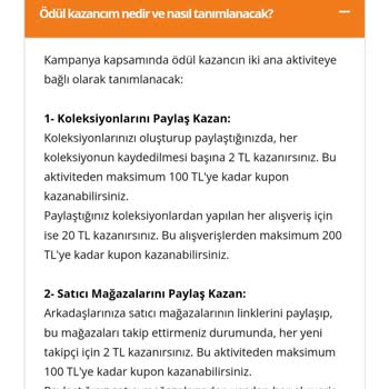 Trendyol Paylaş Kazan Kuponları