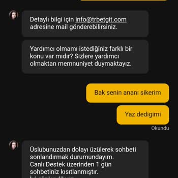 Betgit Kazancımı Sildi Ana Paramı Bıraktı