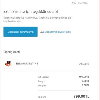 Elektronik Çarşı (magazaelektronikcarsi.com) 2 Aydır Ürünüm Gelmedi, İade Talep Ediyorum!