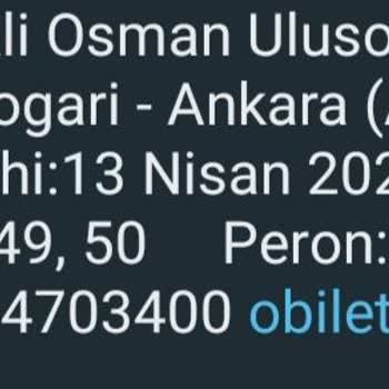 Ali Osman Ulusoy Firmasına Ait Otobüste Bagajım Kayboldu