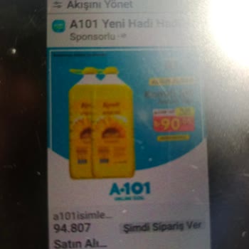 A101 Komili Yağ Siparişinde Yaşanan İki Kat Fatura Şoku!