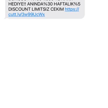 Türk Telekom GSM Numarama +44... Gelen Bahis Mesajları