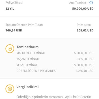 AgeSA Hayat ve Emeklilik Vergi Muafiyetli Sigortada Mağdur Oldum