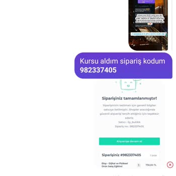 ily_butikk İly_butik Danışmanlık Hediyeli Etsy Kursu Dönüş Yapmıyor