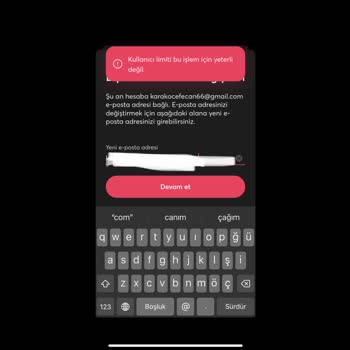 İninal Kart Kullanıcı Limiti Sorunu